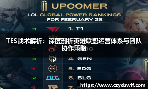 TES战术解析：深度剖析英雄联盟运营体系与团队协作策略