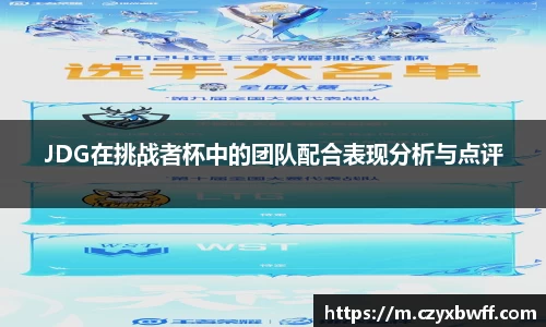 JDG在挑战者杯中的团队配合表现分析与点评